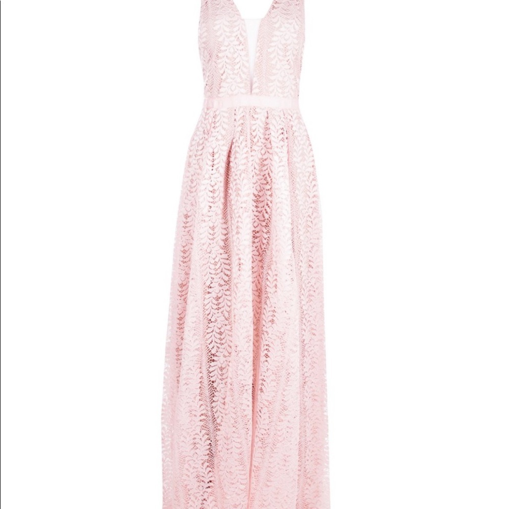 Boohoo Lace maxi dress